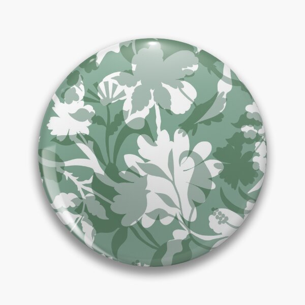 Item preview, Veiled flora - Laurel Green designed and sold by Fabricatemyart.