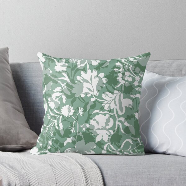 Item preview, Veiled flora - Laurel Green designed and sold by Fabricatemyart.