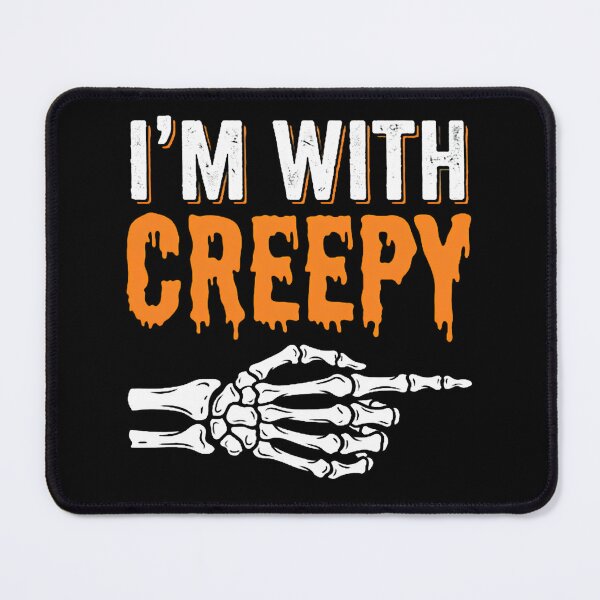 Item preview, I'm-With-Creepy-Halloween-Spooky-Lover-Skeleton-Gift designed and sold by w66aboo.