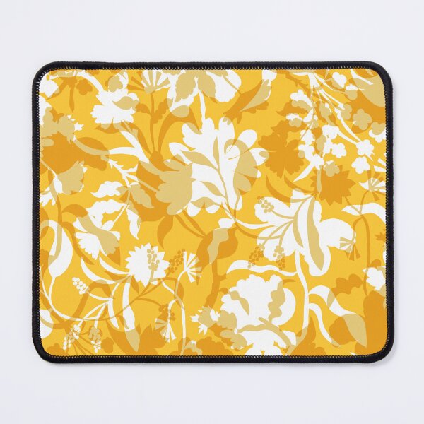 Item preview, Veiled flora - golden yellow designed and sold by Fabricatemyart.