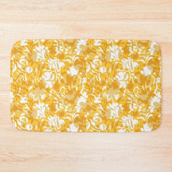 Item preview, Veiled flora - golden yellow designed and sold by Fabricatemyart.