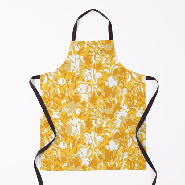 Item preview, Veiled flora - golden yellow designed and sold by Fabricatemyart.