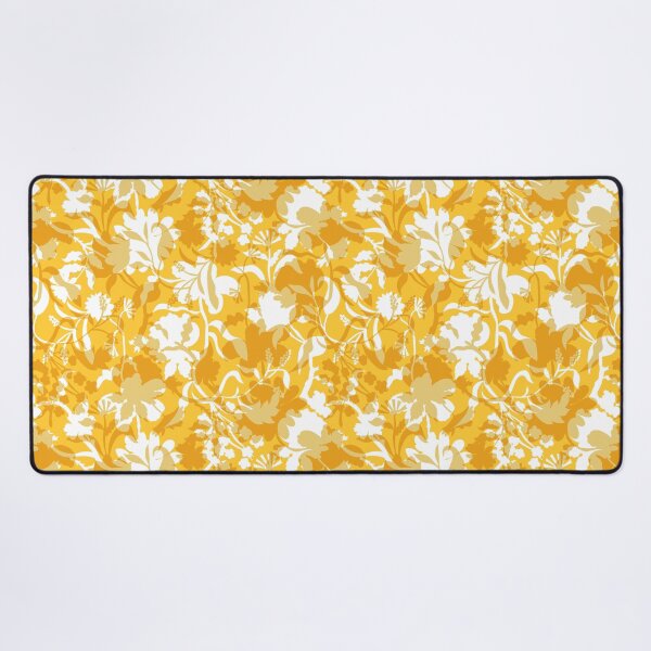 Item preview, Veiled flora - golden yellow designed and sold by Fabricatemyart.