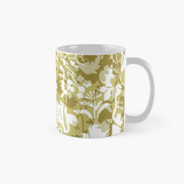 Item preview, Veiled flora - golden olive designed and sold by Fabricatemyart.