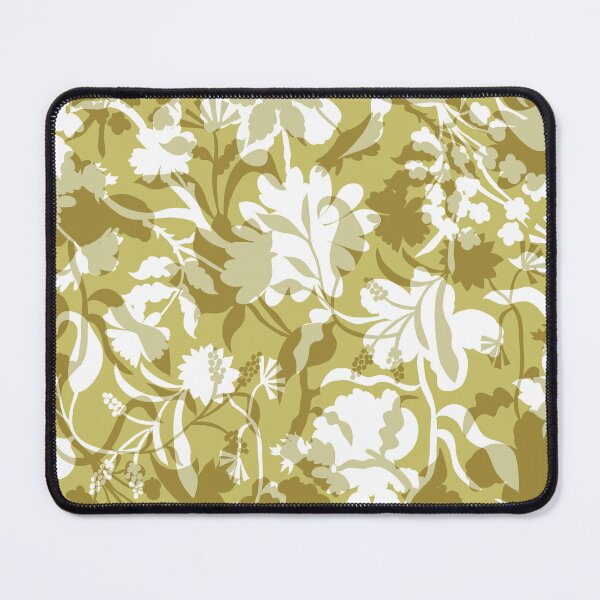 Item preview, Veiled flora - golden olive designed and sold by Fabricatemyart.