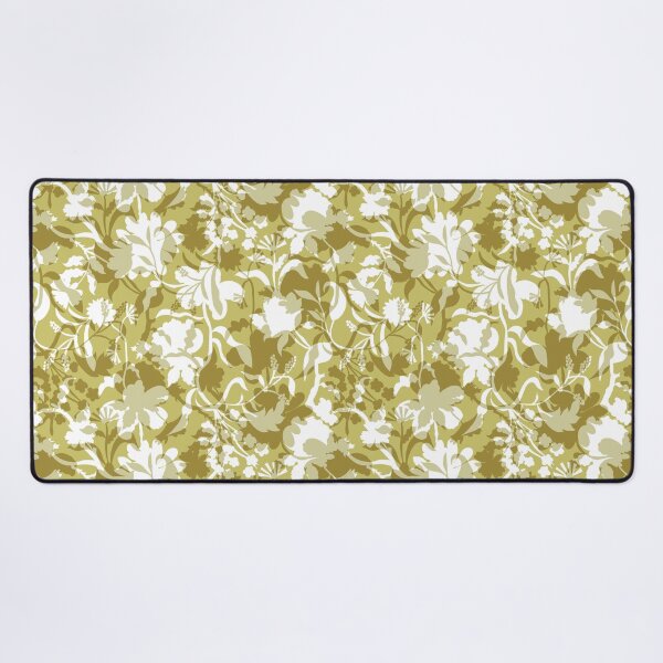 Item preview, Veiled flora - golden olive designed and sold by Fabricatemyart.