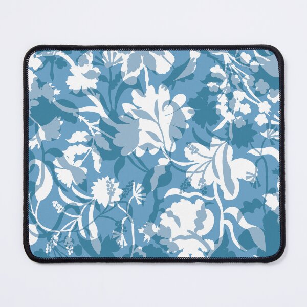 Item preview, Veiled flora - Glacier Blue designed and sold by Fabricatemyart.