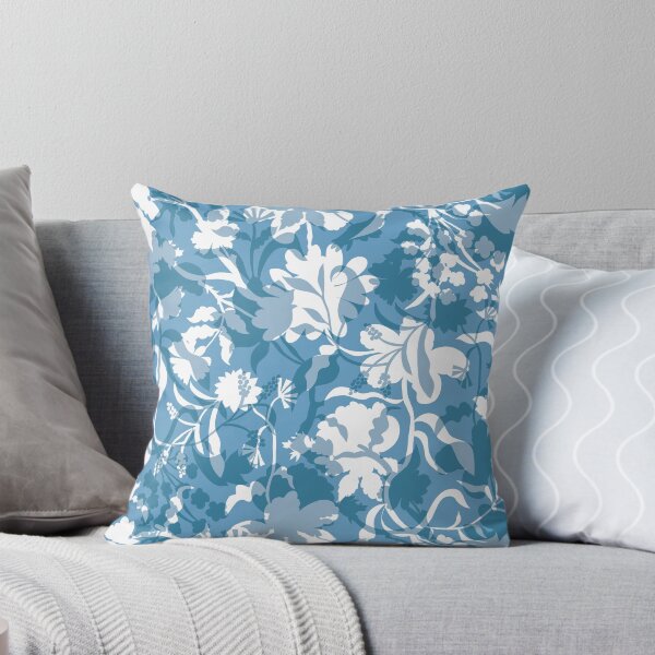 Item preview, Veiled flora - Glacier Blue designed and sold by Fabricatemyart.