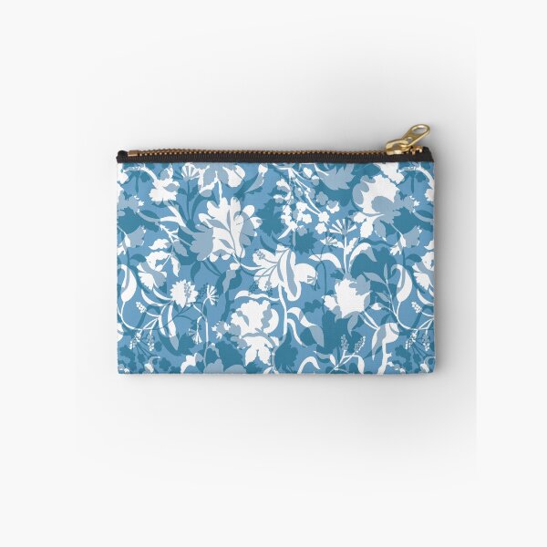 Item preview, Veiled flora - Glacier Blue designed and sold by Fabricatemyart.