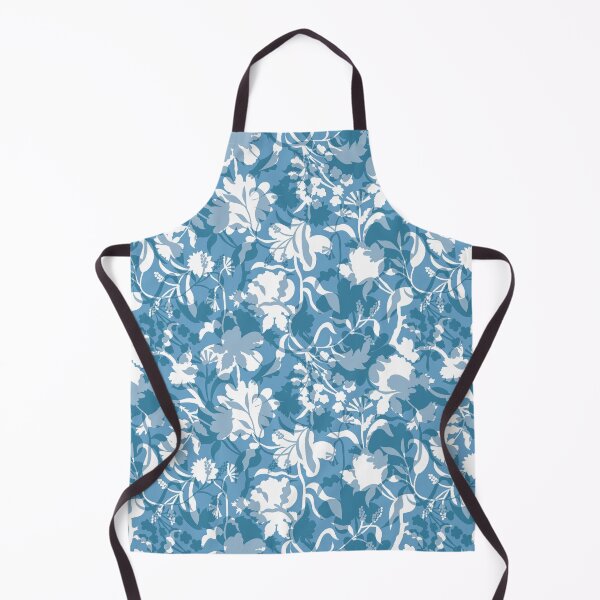 Item preview, Veiled flora - Glacier Blue designed and sold by Fabricatemyart.