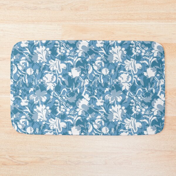 Item preview, Veiled flora - Glacier Blue designed and sold by Fabricatemyart.
