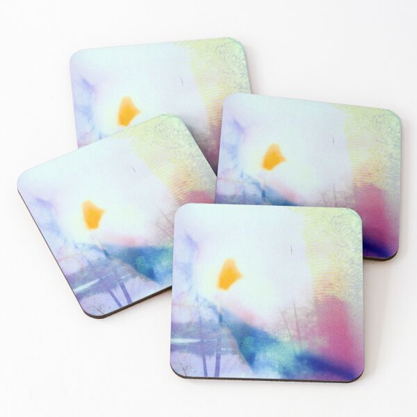 Item preview, Abstract Dreamy Landscape – Colorful Foggy Forest Print designed and sold by BuckaBaby.