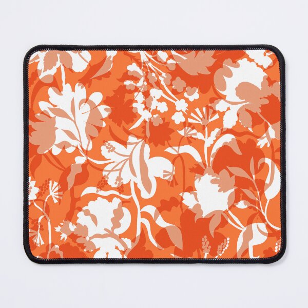Item preview, Veiled flora - Fiery Orange designed and sold by Fabricatemyart.