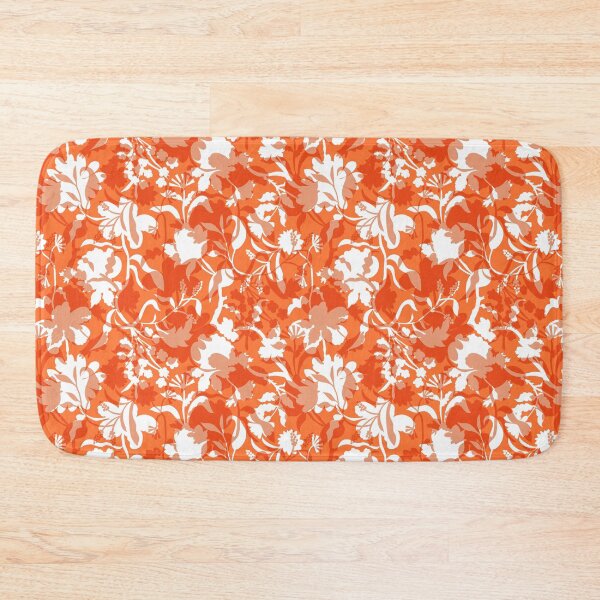 Item preview, Veiled flora - Fiery Orange designed and sold by Fabricatemyart.