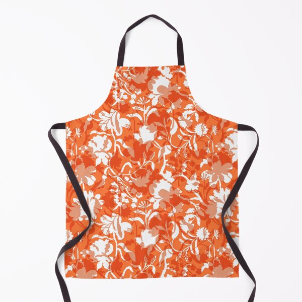 Item preview, Veiled flora - Fiery Orange designed and sold by Fabricatemyart.