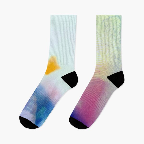 Item preview, Abstract Dreamy Landscape – Colorful Foggy Forest Print designed and sold by BuckaBaby.