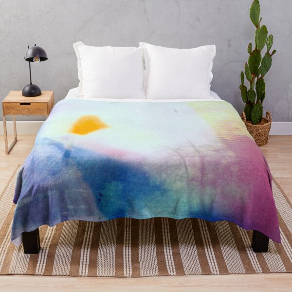Item preview, Abstract Dreamy Landscape – Colorful Foggy Forest Print designed and sold by BuckaBaby.