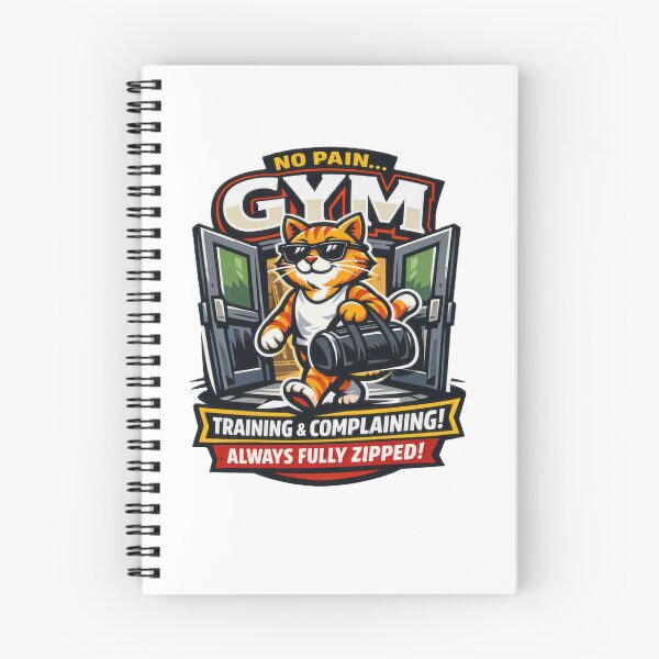Item preview, I Came I Saw I Left Funny Sarcastic Gym Cat – Cat Lover Fitness Humor Design designed and sold by AYACHI90.