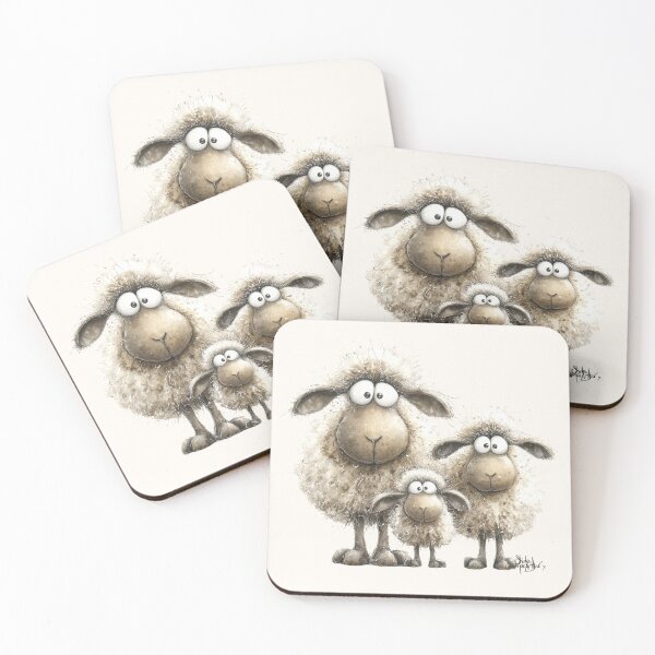 Item preview, Gorgeous Sheep ' The Fluff Berries ’ BY SHiRLeY MacARTHuR designed and sold by Shirley MacArthur Art.