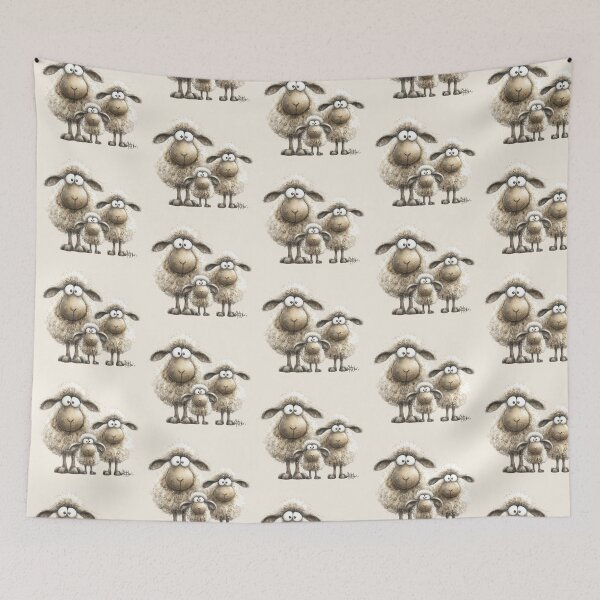 Item preview, Gorgeous Sheep ' The Fluff Berries ’ BY SHiRLeY MacARTHuR designed and sold by Shirley MacArthur Art.