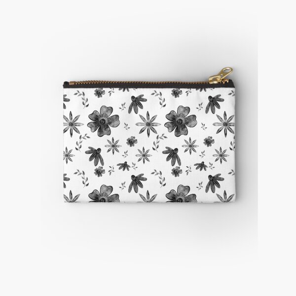 Item preview, Black and White Floral Seamless Design designed and sold by Cato Designs.