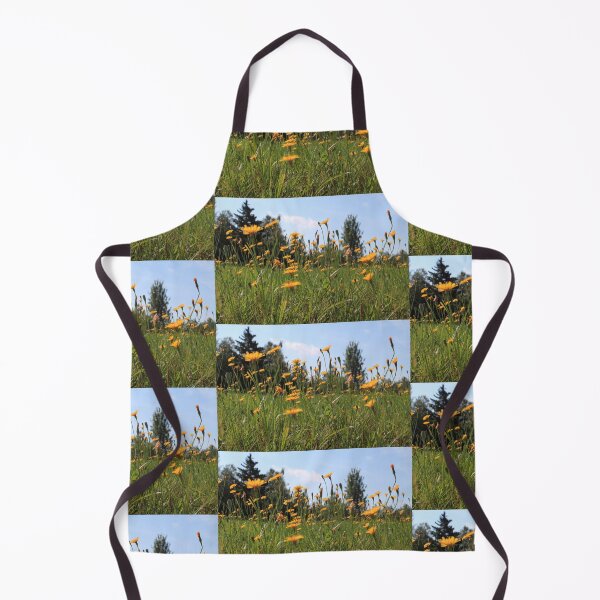 Item preview, Yellow wildflowers meadow in  blue sky designed and sold by naturematters.