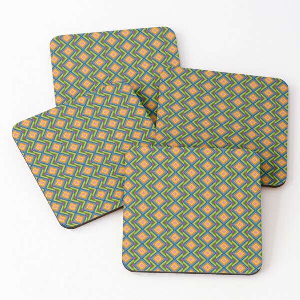 Item preview, Rainbow Ogee Lattice Pattern designed and sold by whimsiqueer.