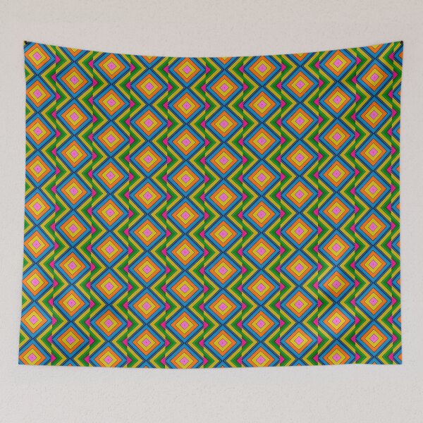 Item preview, Rainbow Ogee Lattice Pattern designed and sold by whimsiqueer.