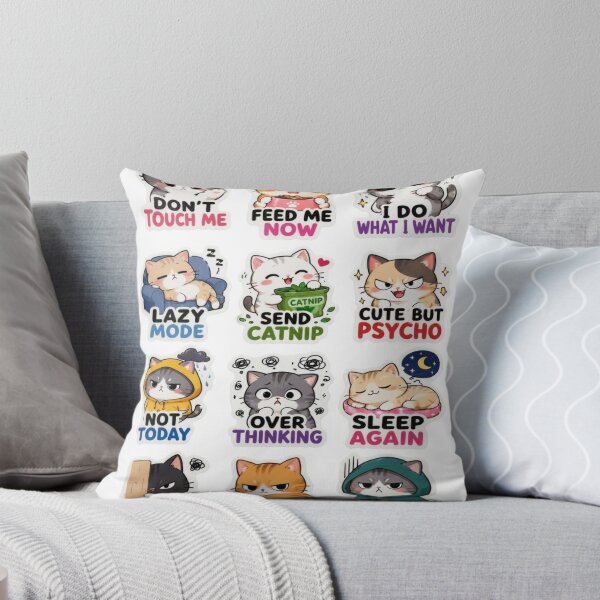 Item preview, cute cats stickers  designed and sold by yanderedev.