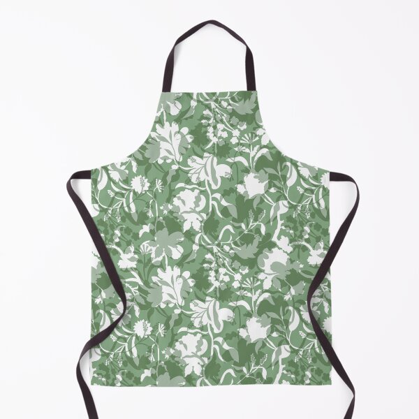 Item preview, Veiled flora - sage green designed and sold by Fabricatemyart.