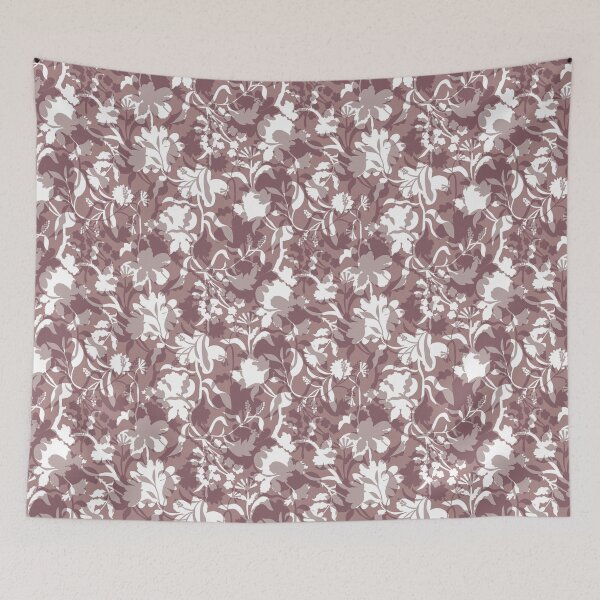 Item preview, Veiled flora - Rose Smoke designed and sold by Fabricatemyart.