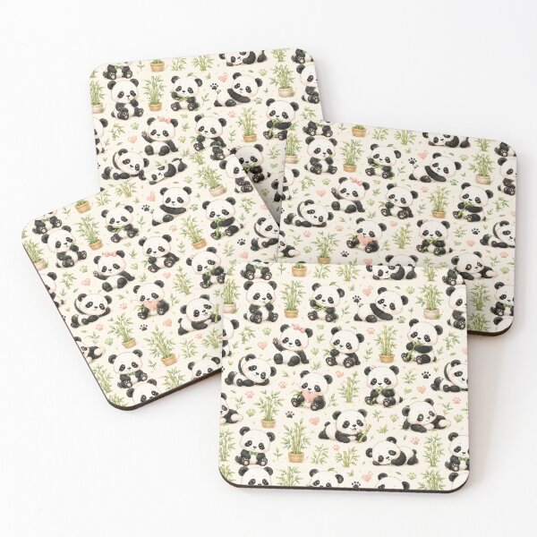 Item preview, baby pandas designed and sold by Side Quest Co..