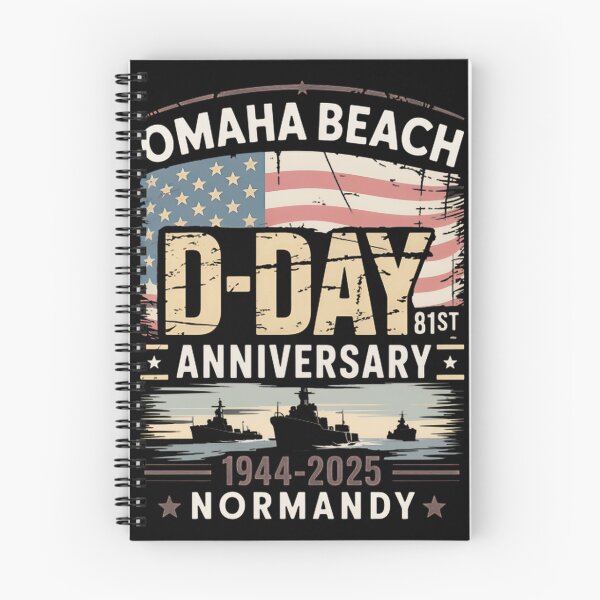 Item preview, Omaha Beach D-Day 80Th Anniversary Normandy Invasion Commemorative Design ⭐⭐⭐⭐⭐ designed and sold by KatiraMiasha.