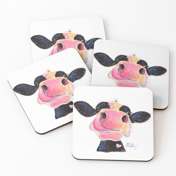 Item preview, COW PRiNT  ' NoSeY JAMMIE JESSIE' by Shirley MacArthur designed and sold by Shirley MacArthur Art.