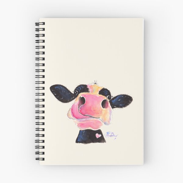 Item preview, COW PRiNT  ' NoSeY JAMMIE JESSIE' by Shirley MacArthur designed and sold by Shirley MacArthur Art.