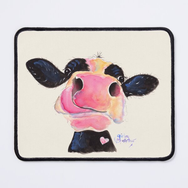 Item preview, COW PRiNT  ' NoSeY JAMMIE JESSIE' by Shirley MacArthur designed and sold by Shirley MacArthur Art.