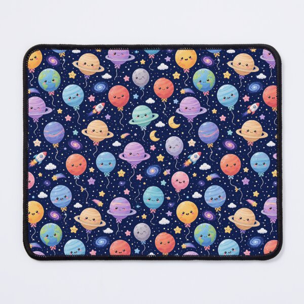 Item preview, Kawaii Space Balloon Planet designed and sold by Side Quest Co..