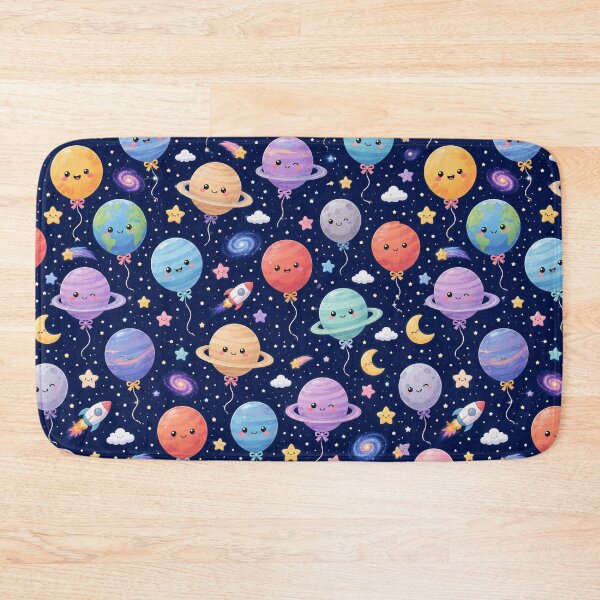 Item preview, Kawaii Space Balloon Planet designed and sold by Side Quest Co..