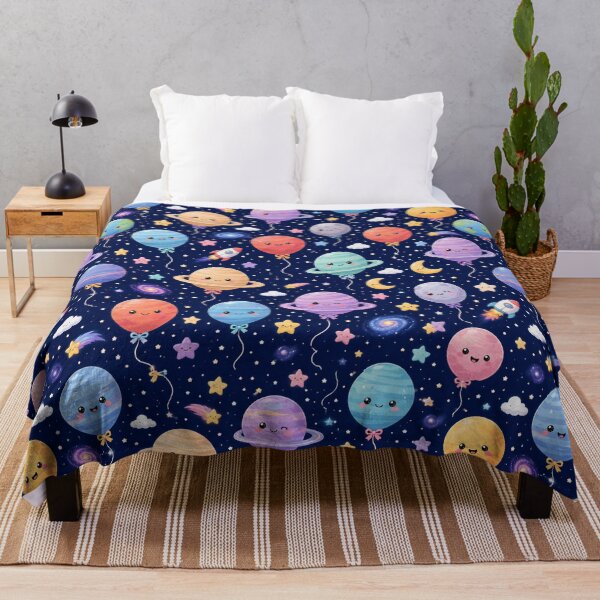 Item preview, Kawaii Space Balloon Planet designed and sold by Side Quest Co..