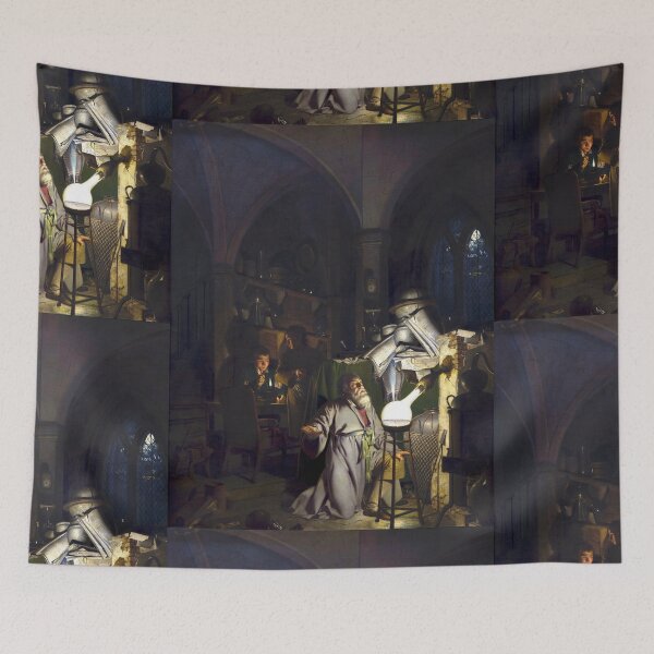 Item preview, THE ALCHEMIST BY JOSEPH WRIGHT OF DERBY (1771) designed and sold by humbleserf.