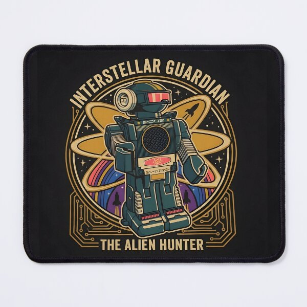 Item preview, Interstellar Guardian Vintage Robot T-Shirt | Retro 80s Sci-Fi Toy Graphic Poster | Alien Hunter Cyber Vector Wall Art designed and sold by SergioMiklos.