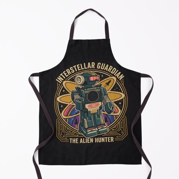 Item preview, Interstellar Guardian Vintage Robot T-Shirt | Retro 80s Sci-Fi Toy Graphic Poster | Alien Hunter Cyber Vector Wall Art designed and sold by SergioMiklos.
