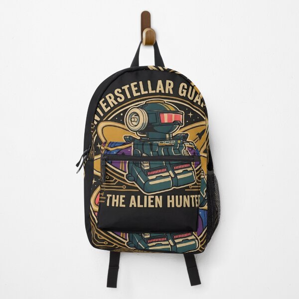 Item preview, Interstellar Guardian Vintage Robot T-Shirt | Retro 80s Sci-Fi Toy Graphic Poster | Alien Hunter Cyber Vector Wall Art designed and sold by SergioMiklos.