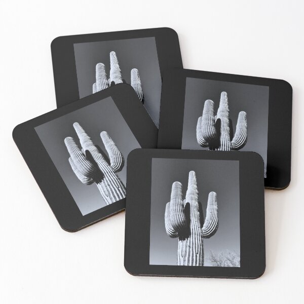 Item preview, Silvertone Saguaro Cactus Photograph designed and sold by meganlaub1.