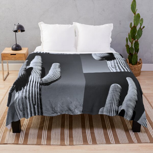 Item preview, Silvertone Saguaro Cactus Photograph designed and sold by meganlaub1.
