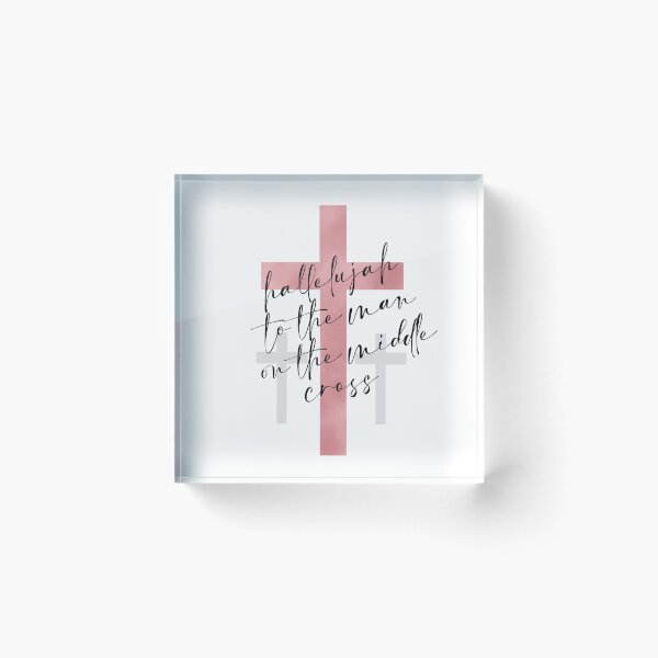 Item preview, Hallelujah To The Man on The Middle Cross  designed and sold by Magnolia Designs .