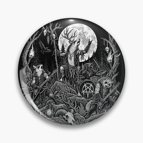 Item preview, Forest Beasts - Black Metal Warriors designed and sold by Moonroot Studio.