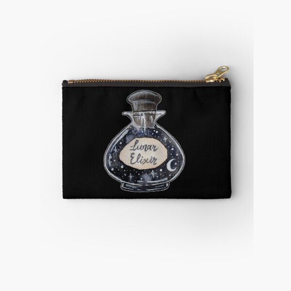 Item preview, Lunar Elixir Magic Potion Bottle Watercolor designed and sold by esmavart.