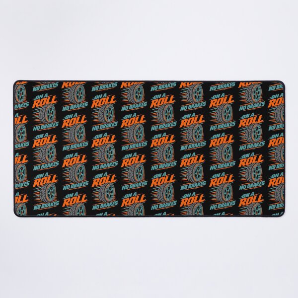 Item preview, On A Roll No Brakes - Funny Automotive Car Enthusiast Design designed and sold by TeeTimeTreasure.