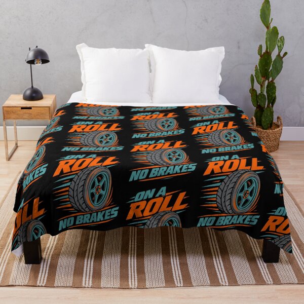 Item preview, On A Roll No Brakes - Funny Automotive Car Enthusiast Design designed and sold by TeeTimeTreasure.